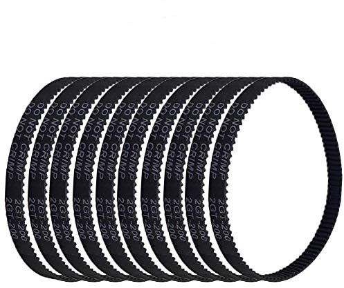 3Dman GT2 Timing Belt Closed Loop Rubber Belt 200mm for Width 6mm 3D Printers -10pcs