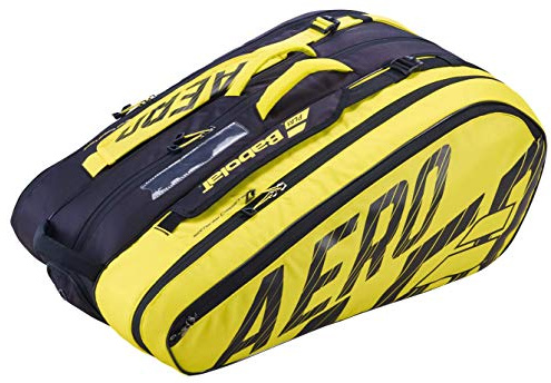 Babolat rh x 12 Pure aero schwarz/gelb Schlägertasche Schwarz - Gelb