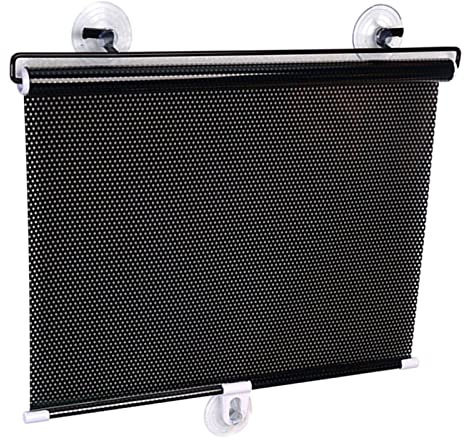Xrdbfd Tende Avvolgibili Oscuranti Senza Foratura,tapparelle Oscuranti con Ventose per Finestra da Tetto,Tende a Rullo Parasole Nere a Scomparsa,persiane Temporanee 45x125/58x125cm,45x125cm/18 * 49in