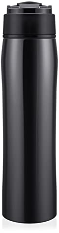 DieffematicKF Cafetiere Portable Tasse de Presse Française Espresso Cafetière Française Press Pot Pot Filtrer Café Infuser Cuisine Outil Accueil Accessoires (Color : Black)