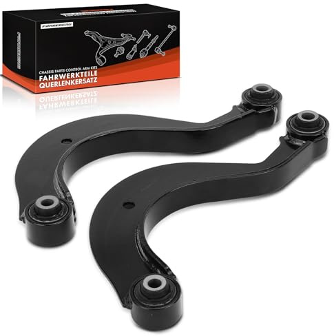 Frankberg 2x Querlenker Hinten Oben 1K0505323M | Kompatibel mit Altea XL 5P5 5P8, T.o.u.r.a.n 1T1 1T2, Golf Plus 521 5M1, O.c.t.a.v.i.a II 1Z3, TT 8J3