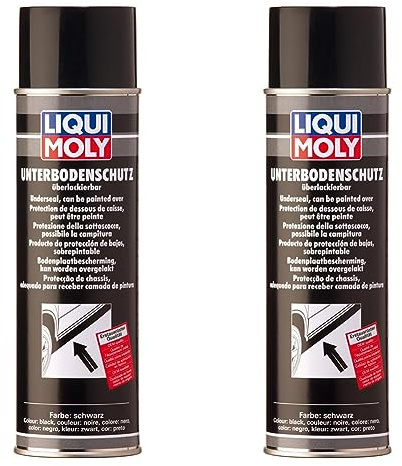 LIQUI MOLY Unterbodenschutz schwarz | 500 ml | Karosserieschutz | Unterbodenschutz | Art.-Nr.: 6113 (Packung mit 2)