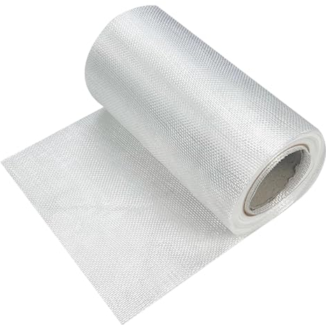 MFLCBK Glasfasermatte Fiberglas Rollen Epoxy Resin and Polyester Resin,for Reinforcement,Laminat,Feuerfest und Wasserdicht,Boot,Glasfaser,Hohe Temperaturen(Größe:1x100m,Nationaler Standard:12x12)