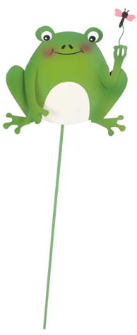 BESPORTBLE Rasenschmuck Frosch-Hof-Ornamente Gartendekorationen Im Freien Gartenverzierung Im Freien Gartendekoration Für Den Außenbereich Froschdekoration Türdekoration Eisen Pflanze Anzahl