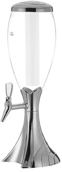 Dispensador de bebidas brillante con grifo para cerveza, dispensador de bebidas versátil, perfecto para fiestas de bar y reuniones al aire libre, torre de bebidas brillantes