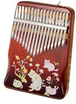 Anfänger Kalimba Chromatisches Daumenklavier 17 Töne einfach und leicht zu erlernen Kalimba Fingerklavier kleines Instrument Kalimbala