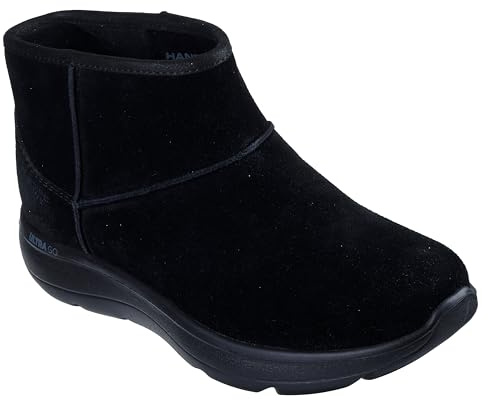 Skechers Dam On-the-go Encore BlairAnkle Boot, Svart mocka, 39 EU