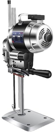 Kindevieft Taglierina Verticale Elettrica per Tessuti, Tagliatrice per Tessuti, Tagliatrice per Tessuti A Coltello Dritto, Forbici Elettriche Verticali per Tessuti, Tessuti, Carta, Pelle, Gomma,160mm
