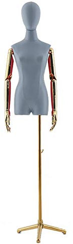 VNNHGB Schaufensterpuppe, Schneiderpuppe, Torso, Schneiderpuppe, Torso, weiblich, Schneiderpuppe, Leder, Schneiderpuppen, Bekleidungsgeschäft, Show (Blau C)