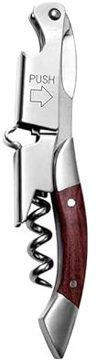 WIPPWER Abrelatas Abrelatas de Sacacorchos Profesional Estuche de Cuero Abrebotellas(07 Opener)