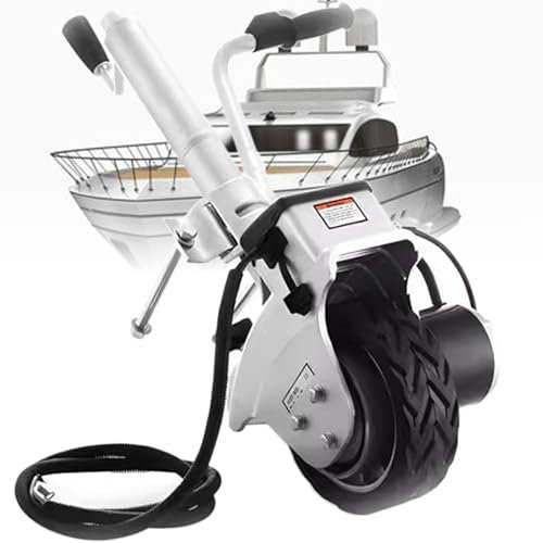 Nicvrea Elektrischer Anhängerwagen, 5000 lbs Anhängelast, 350 W 12 V Stützrad für Anhänger mit 22 ft/min Bewegungsgeschwindigkeit, zum Bewegen von Anhängern, Wohnwagen und Booten
