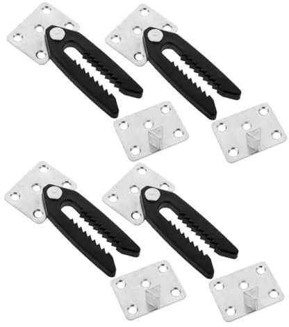 SHINEOFI 4pezzi Connettori Per Mobili in Abs e Ferro Stabilizzatori Per Divani Componibili Clip Di Ricambio Per Sedie Modulari Accessori Per Arredamento