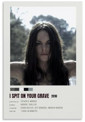 HUWYREWQRH I Spit on Your Grave Posters Aesthetic Wall Art Decor Vintage Canvas Decorative Painting Poster for Living Room Bed Room 12x18inch(30x45cm) Unframe-style