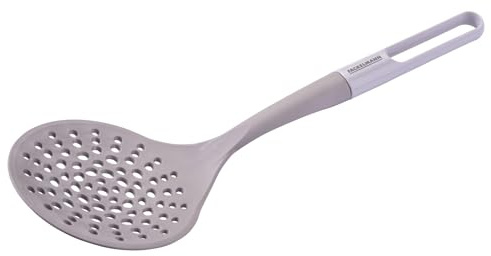 Fackelmann Abseihlöffel – 35,5 cm, aus PA und ABS, hitzebeständig bis 180°C, leicht und spülmaschinengeeignet, für Klöße, Gemüse, Spätzle & Co.