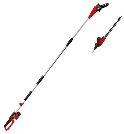 Einhell Professional sladdlöst multiredskap GC-HC 18/4520 Li T-Solo Power X-Change (18 V, 41 cm häcksax, 19,5 cm skaftmonterad grensåg, förlängningsstång, bärrem, utan batteri)