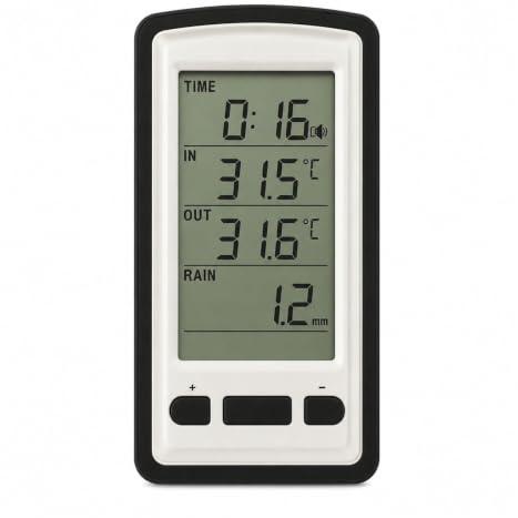 Pluviometro, Pluviometro Wireless Con Stazione Meteorologica Termometro