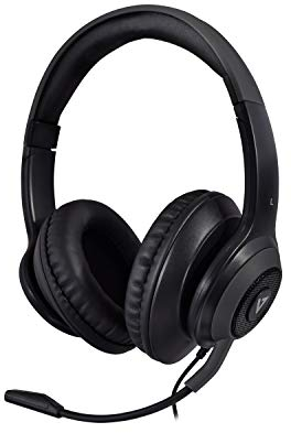 V7 Premium Over-Ear Stereo Headset, Boom Mic, PC, Mac, Tablets, Laptop Computer, Gaming, Video Conferencing, 3.5mm, USB