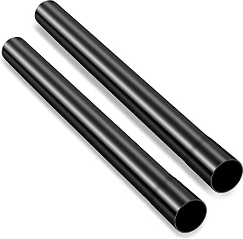 Honoson 2 Pcs 1.25 Inch Vacuum Extension Wand 32mm Black Extension Tube