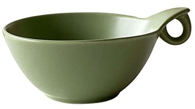 Ciotola for cereali, scodella for zuppa, scodella for il tè, grande tazza for zuppa di farina d'avena da colazione con manico, ciotola for zuppa in ceramica da 570 ml, zuppa di zucca e insalata. Lavas