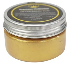 Posh Chalk PCP0010 Metallic Precious Paste - 24K Gold 110ml - Shimmery High Pigmentation + Depth-Self Sealing-DIY Furniture Paint - Indoor+Outdoor Use