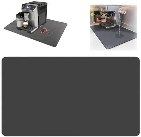 HORREX 60 * 50cm Abtropfmatte Geschirr Kaffeemaschine Abtropfmatte Unterlage Spüle Unterlage Matte Kaffeemaschine für Küche Spüle