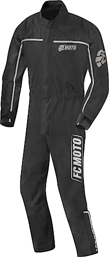 FC-Moto Rain En bit motorcykel regndräkt, schwarz, 2XL