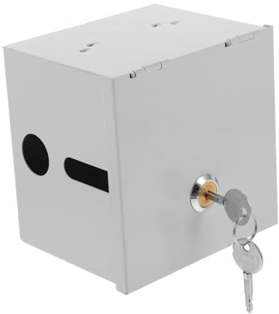 OFFSCH Robuster Außenschaltkasten Mit Schloss Aus Eisen Wetterfeste Steckdosenabdeckung Für Outdoor Schutzgehäuse Gegen Diebstahl Für Generator Wohnmobil