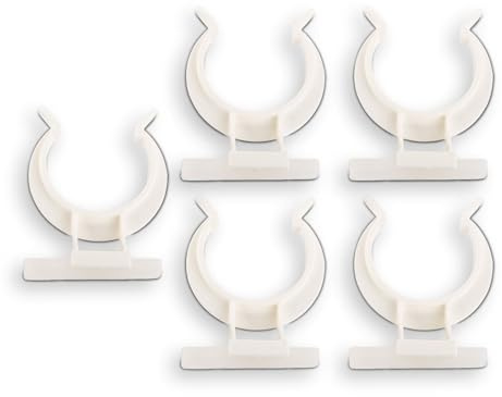 SOTOOLS Sockelbefestigungsclips 10 Stück für Ø 35 mm Sockelfüße Clips | Für Sockelblende, passend für Ø 35 mm Sockelfüße, wiederverwendbar, einfache Montage, Farbe: Schwarz, Möbelfuß.