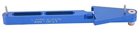 Generic Fahrradkettenverschleißanzeige-Messgerät Zur Einfachen Überprüfung und Wartung des Kettenverschleißes, Geeignet für Radfahrer, Fahrradkettenwerkzeug aus Aluminiumlegierung (BLUE)