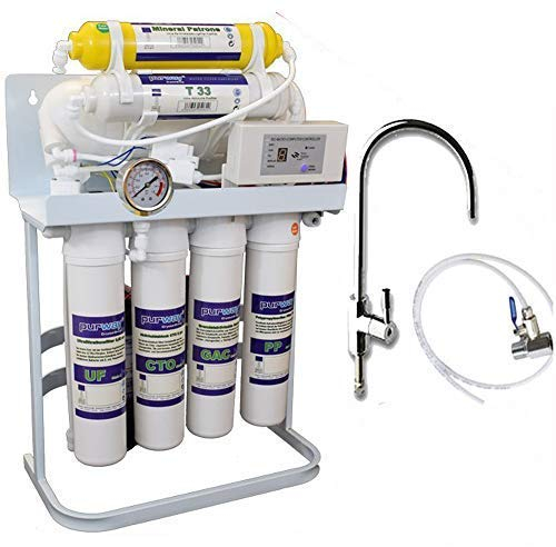 PUR Booster Quick 7 400GPD - Impianto a osmosi inversa, 7 livelli, flusso diretto, senza serbatoio