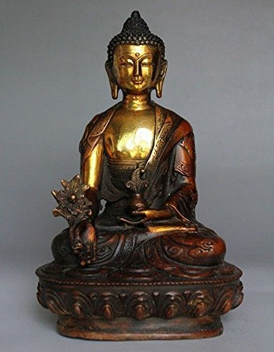 YUNHAO Buddhismus, Buddhismus, Bodhisattva, Sakyamuni, aus tibetischem Messing, 20,3 cm
