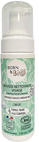 Born To Bio Bio Schiuma Detergente Viso Argan Alle Mandorle Dolci - 150 ml