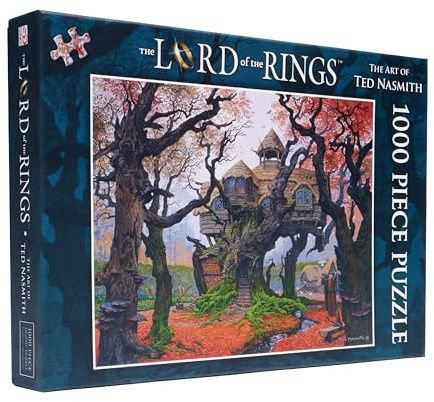 Thames & Kosmos, 696201, The Lord of The Rings: Rhosgobel Puzzle, 1000 Piece Jigsaw Puzzle, Ages 7+