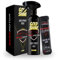 BassMotor Cera Liquida Rapida per Auto Moto Lucidante Carrozzeria Effetto Specchio Idrorepellente Brillante con Spray Liquido Esterno Ceretta - Gold Shine 500ml + Panno Premium