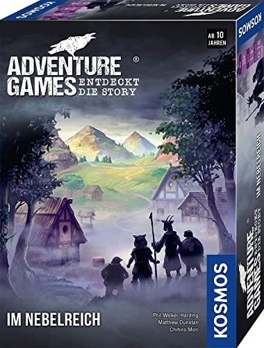 Kosmos Adventure Games - Im Nebelreich, Entdeckt die Story | Spannendes Fantasy-Abenteuer-Spiel, Kooperatives Gesellschaftsspiel für 1-4 Spieler ab 10 Jahre