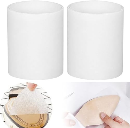 Zhixifan 2 Volumes Shoe Sole Protector Anti-Rutsch Pads für Schuhe Rutschfeste Sohlenschutz Aufkleber Selbstklebende Transparente für Outdoor Schuhe und High Heels Kissen Sohlenprotektoren—2 Meter