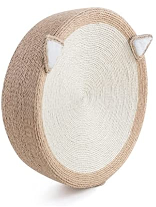 HALAHAI Kratzbrett Kratzpappe Katzenkratzbrett Sommer Katzenbett Langlebiges Sisalseil Katzenkratzpolster Katzenform Katzenkratzer Für Innenkatzen Kratzmatte Kratzbrett Katze