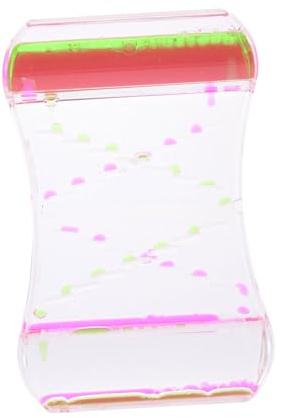 MAGICLULU Liquid Motion Bubbler Oil Hourglass Timer Desk Ornament for Home Office Boys and Girls Sensory Fidget Toy