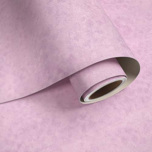 VaryPaper Peel and Stick Pink Velvet Fabric Wallpaper 40cmx200cm Textured Fabric Pink Contact Paper for Cabinets Jewelry Boxes Self Adhesive Velvet Flock Liner Thick Velvet Drawer Liners Shelves