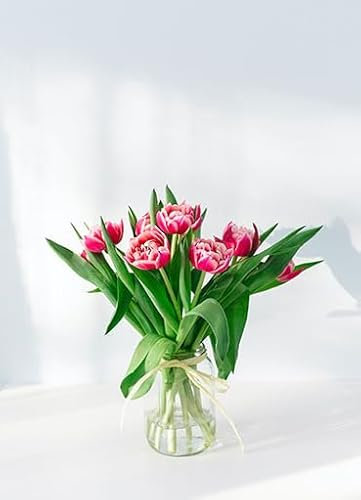 Gxllhh Bilder Blumenstrauß Leinwand Bilder Mit Holzrahme, Moderne Wandbilder Wohnzimmer, Rahmen Kunstdruck Gemälde,Deko Bilder Für Wohnzimmer Schlafzimmer,Leinwandbilder Wohnzimmer 15X20Cm