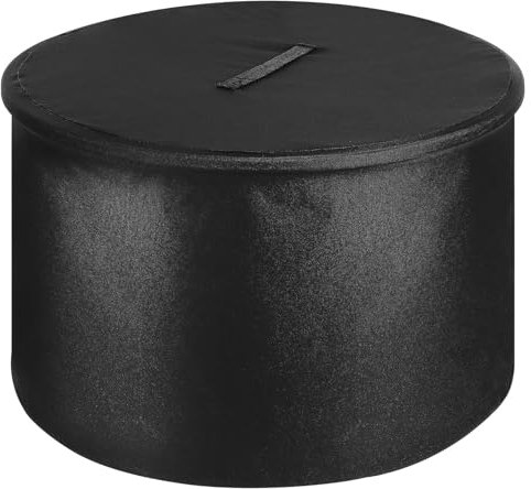 BAZEITFLOW Tela Cubierta de Oxford para 600d Redonda Negra Brasero