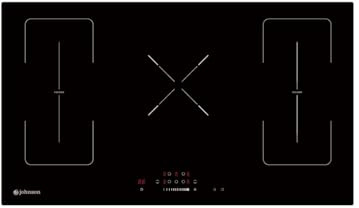 Flexible induction hob 90 cm 5 cooking areas