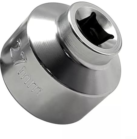 ZWEquipint Juego de Llaves de Vaso para Filtro de Aceite de Coche, Herramienta de extracción de 27 mm, 32 mm, 36 mm, para for Mercedes-Benz para Mantenimiento automotriz for Hyundai (27 mm)