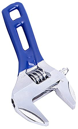 FUTUREORYY Llave Ajustable de Boca Ancha con Mango Herramienta Duradero Diseño Portátil y Ergonómico para Doméstico Azul o Verde