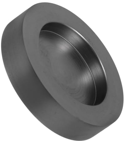 TOYANDONA Graphite Ingot Mold Round Graphite Casting Mold for Metal Casting Mould for Silver Coin Moulds for Casting Metalworking 1 X 1.77 X 1.77 X 0.39In