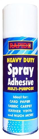 Rapide Multi Purpose Heavy Duty Spray Adhesive Glue 200ml (1 Can)