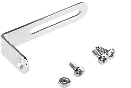 Musiclily Pro Universal LP Schlagbrett Haltebügel Pickguard Bracket für Les Paul Style E-Gitarre, Chrom