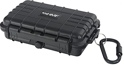 HMF ODK500 Outdoor-Koffer klein, wasserdichte Box für Boot und Freizeit | 19 x 13 x 5,5 cm