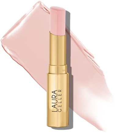LAURA GELLER NEW YORK Jelly Balm Moisturizing Tinted Lip Balm - Sheerly Amazing - Hydrating Vitamin E - Semi-Shine Finish