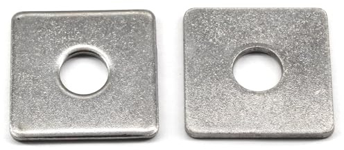 (20 pezzi) M16x50x50x5mm Rondelle quadrate in acciaio inox 304